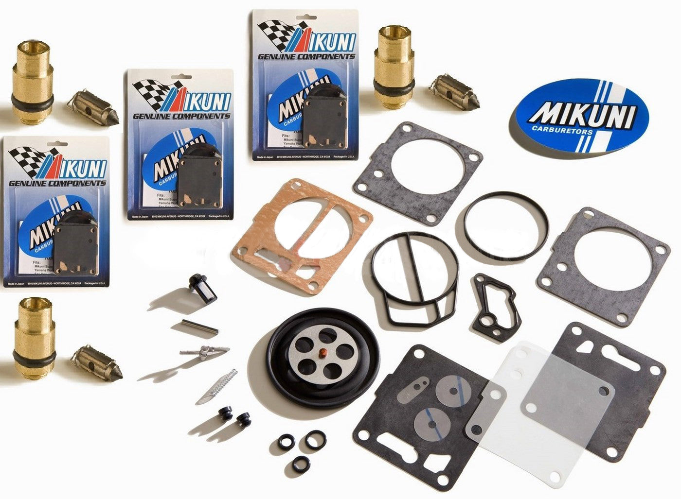 Yamaha SUV 1200 Genuine Mikuni Triple Carb Rebuild Kit by Yamaha
