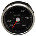 Boat Speedometer Gauge Faria 4 1/4 Inch Silver Black by Faria