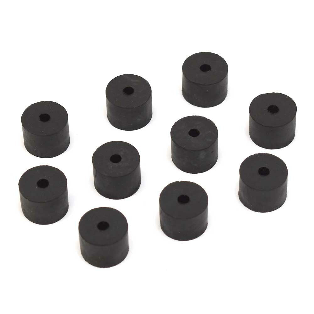 Boat Rubber Spacers Set of 10 3/4 x 1/2 Inch Black Rubber