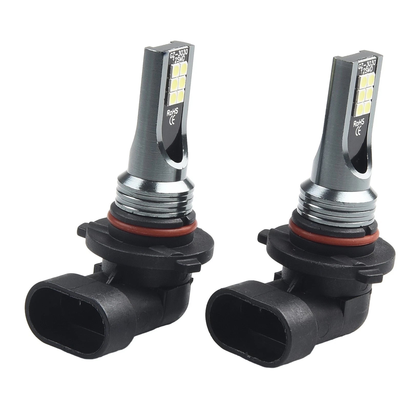 White 6000k Fog Light Bulbs High Power 9006hb4 Headlight Replacement