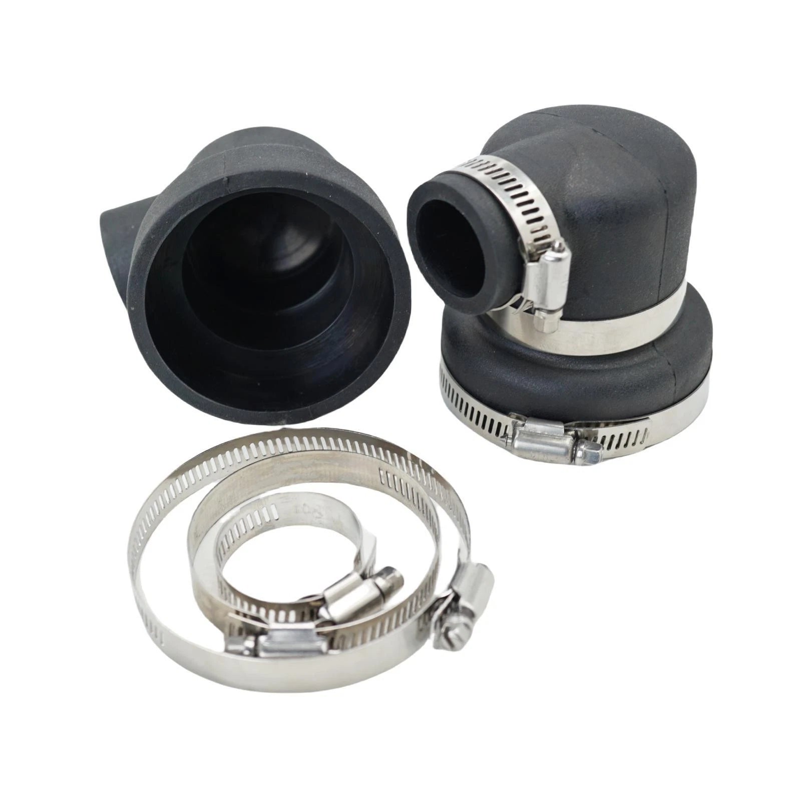 90° Heat Exchanger End Cap for Bowman 3186NP Volvo 28mm/70mm ID 2Pcs
