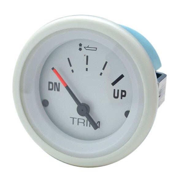 Teleflex Boat Trim Gauge 31740 | BRP OMC Suzuki 2 Inch White by Teleflex