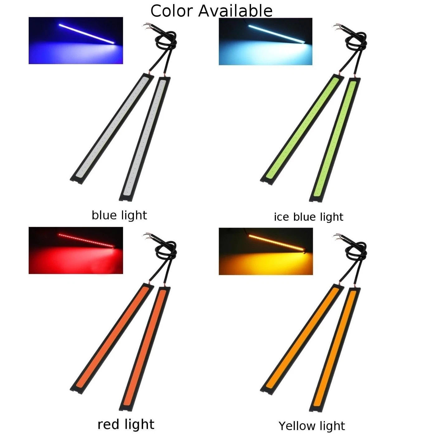 Clear Visibility Bright Led Car Cob Lights For Safe Night Driving