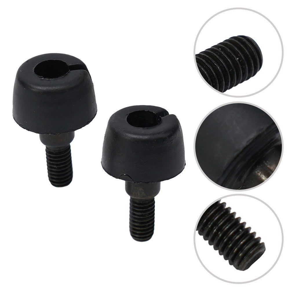 1 Pair Auto Grille Bumper Hood Stop Screw Rubber Buffer Cap For Toyota