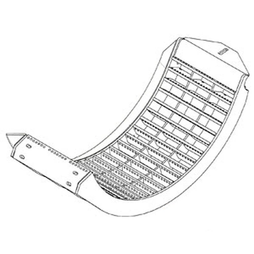 Ah205255hb Concave Helical Bar; Nar