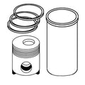 Piston Liner Kit Fits 4050 4240 6620 Ar83610 Re60290