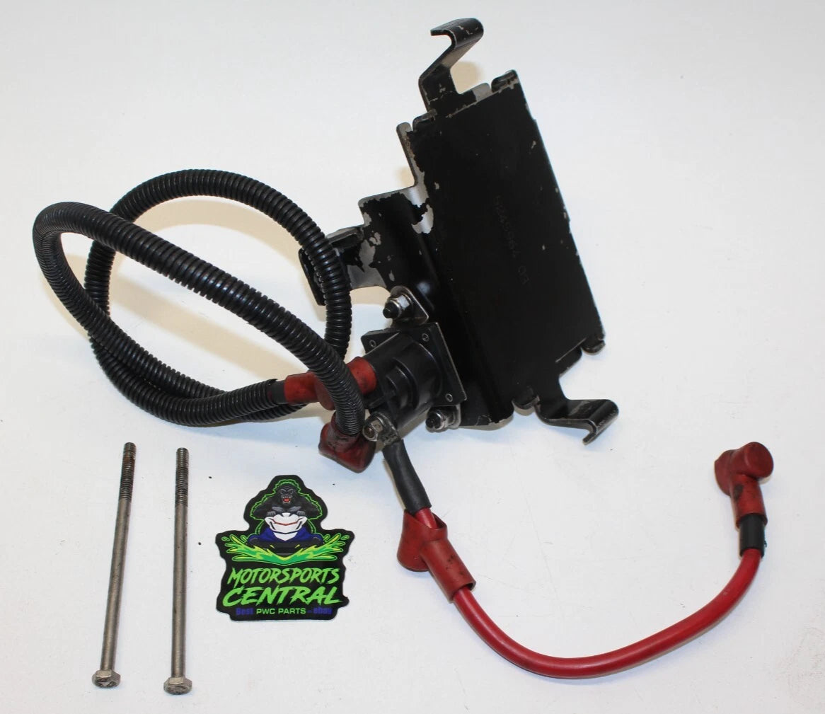 2002 02 Polaris Freedom Battery Cover Mount Solenoid Holder Bracket