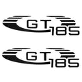 Glastron Boat Decal GT 185 Black 5 1/4 Inch Pair by Glastron