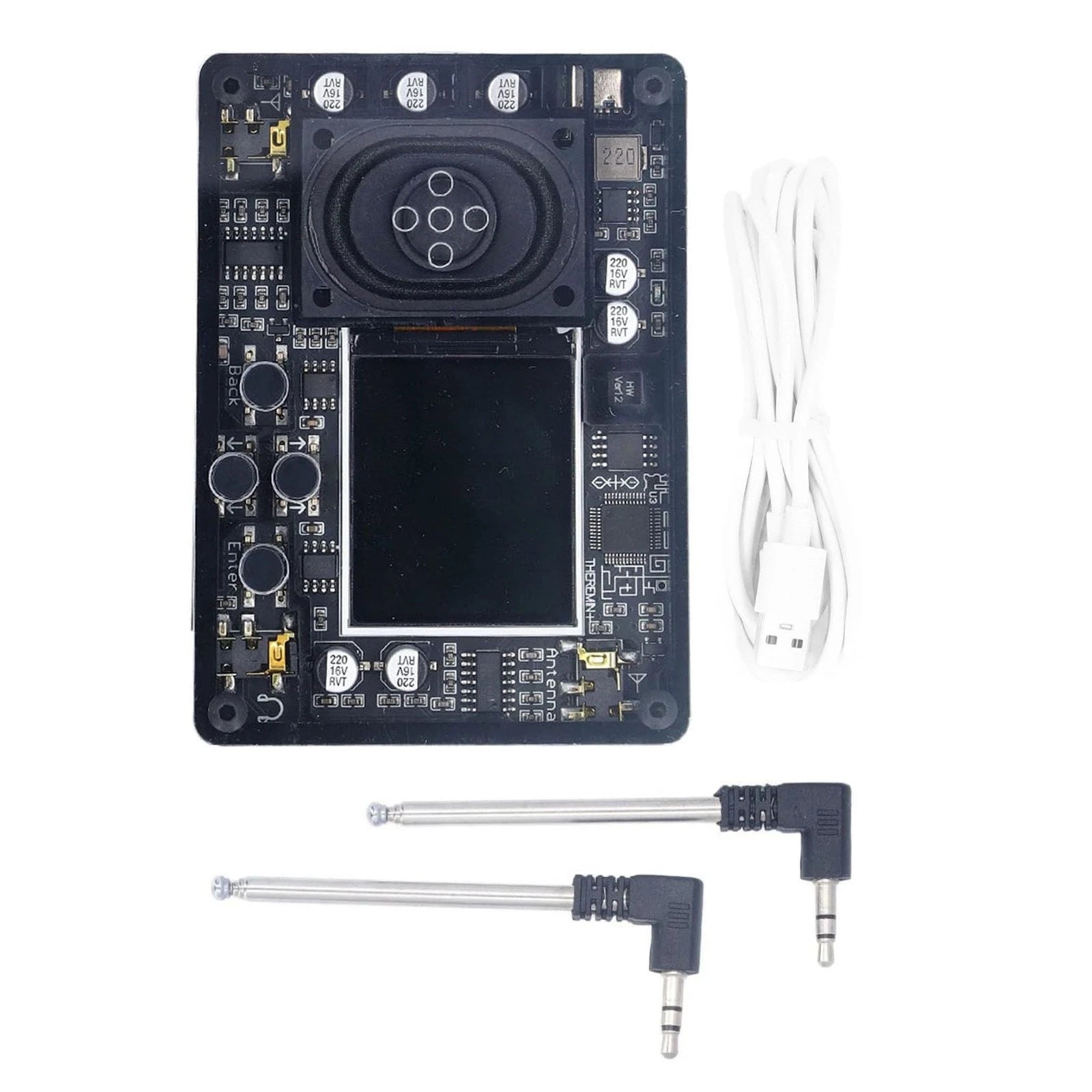 Musical Electronic Creative Instrument Mini Theremin With Built-in