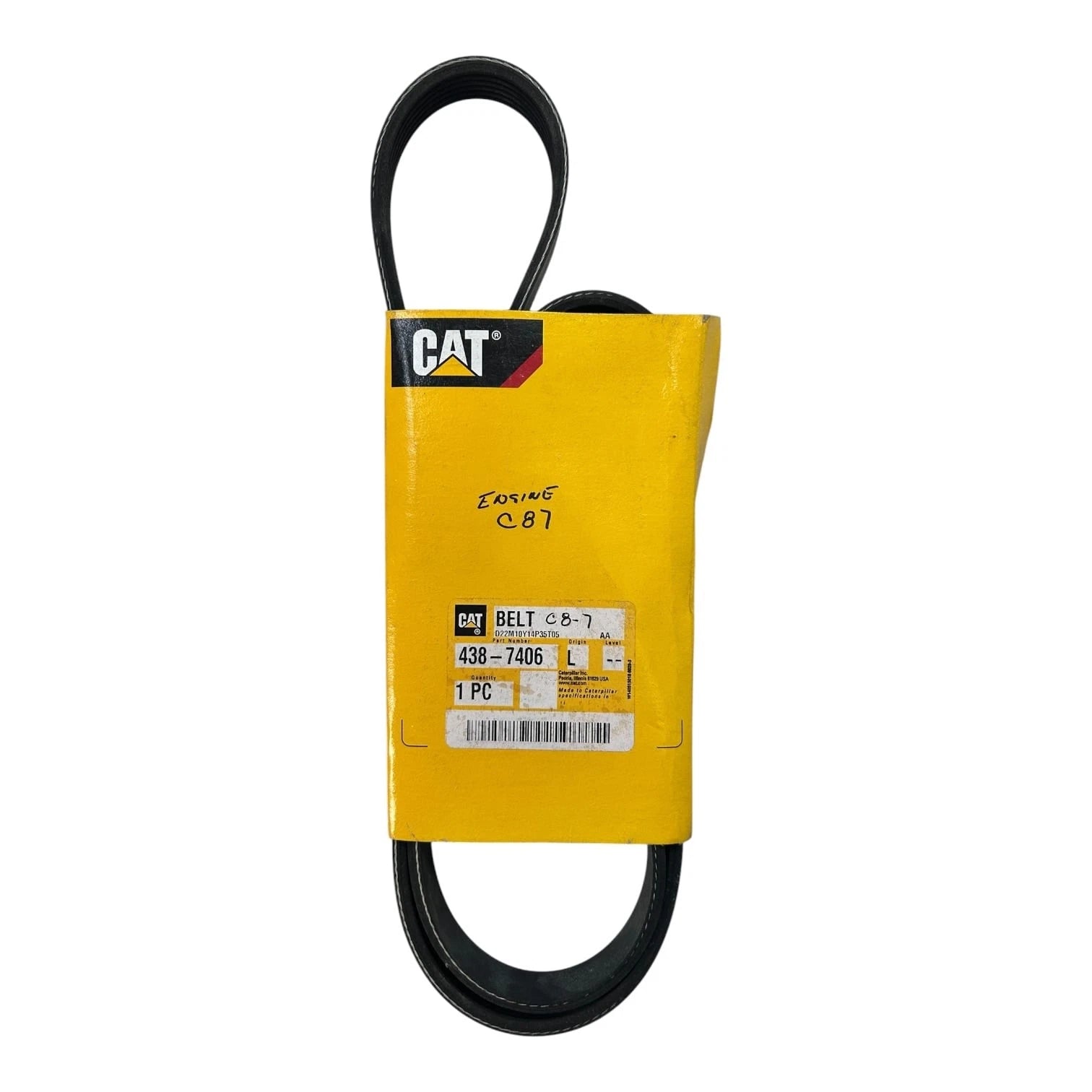 Caterpillar / Cat 438-7406, Tensioner Serpentine Belt, Oem