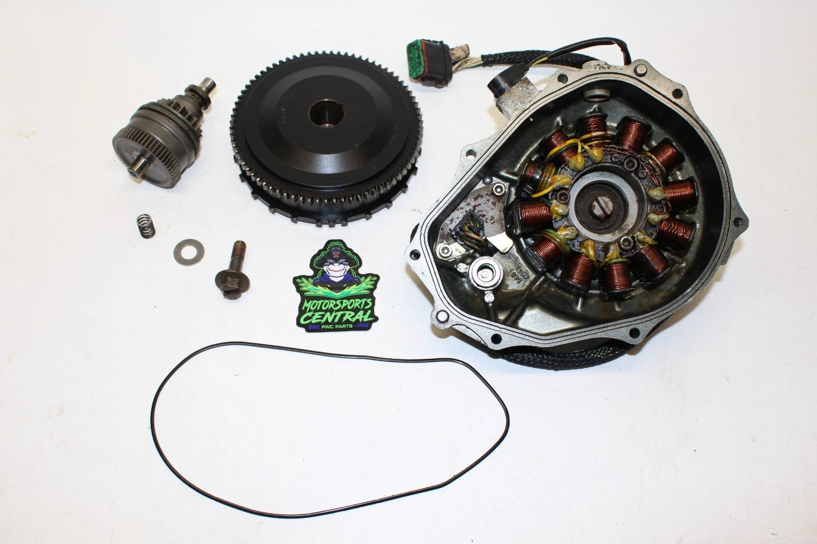 00-04 Kawasaki Stx Ultra Di Rotor Generator Magneto Stator Cover