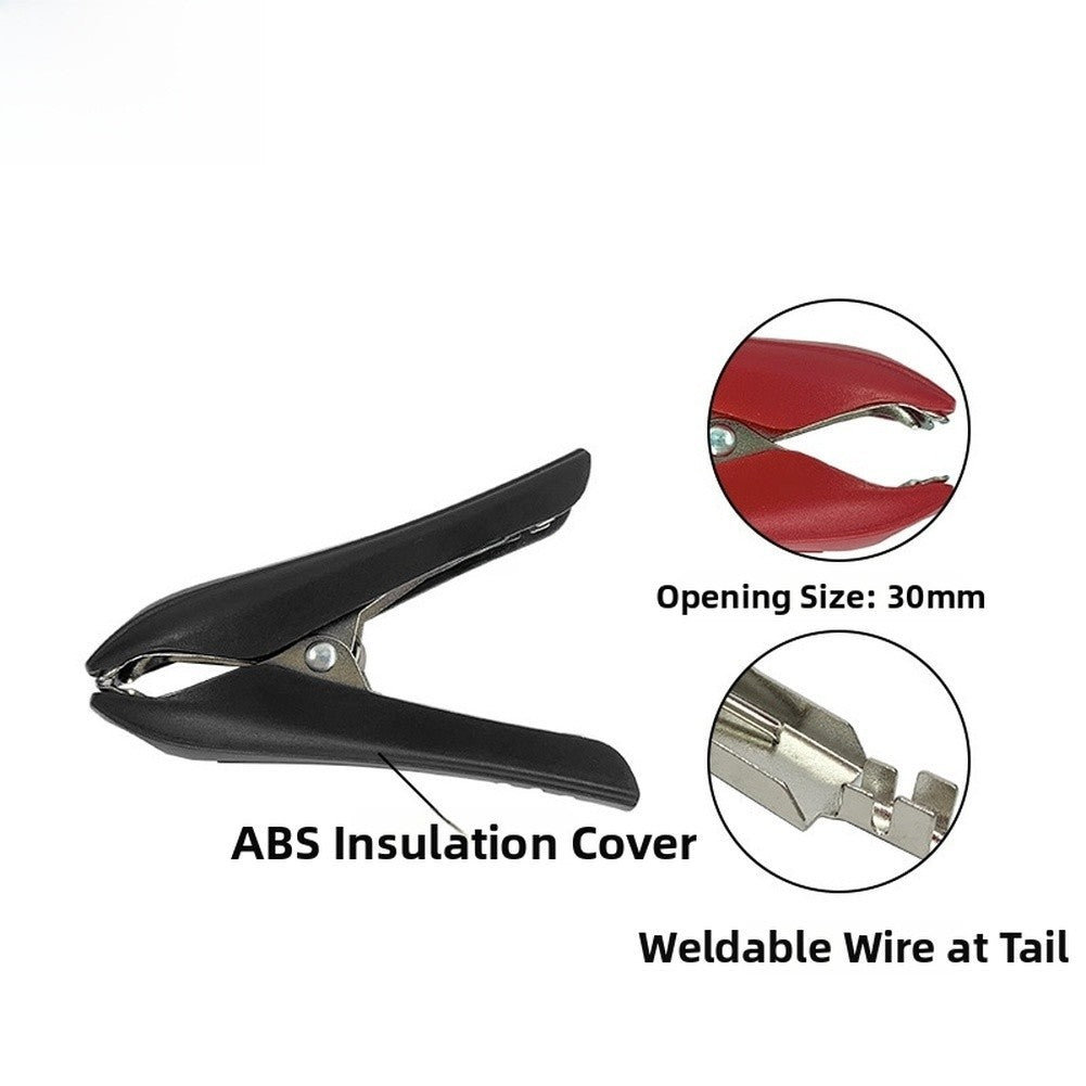 30mm Battery Clamp ABS Insulated Alligator Clip