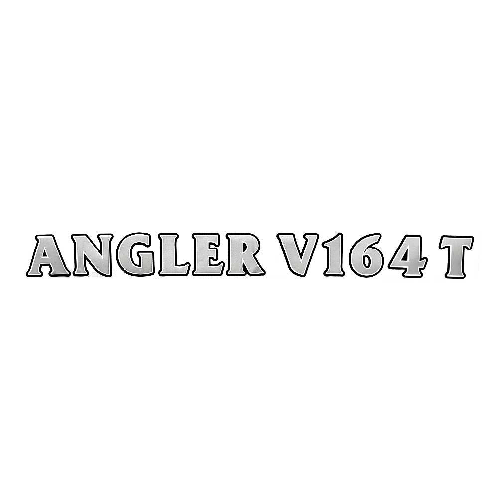 G3 Boat Decal Emblem Angler V164 T Silver Black White by G3
