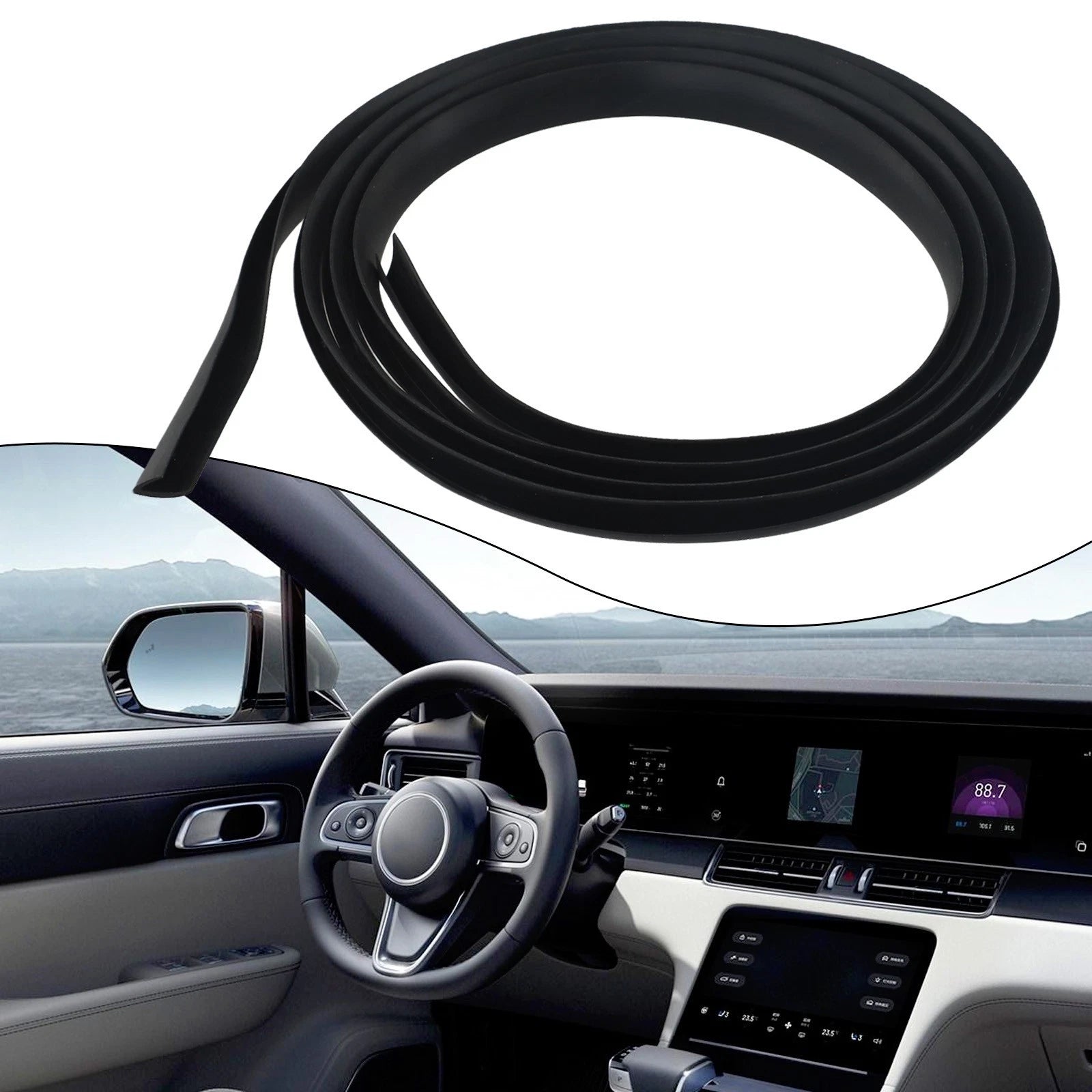 Perfect Fit Car Seal Strip For Window Rubber Noise | Hook & Hull Co