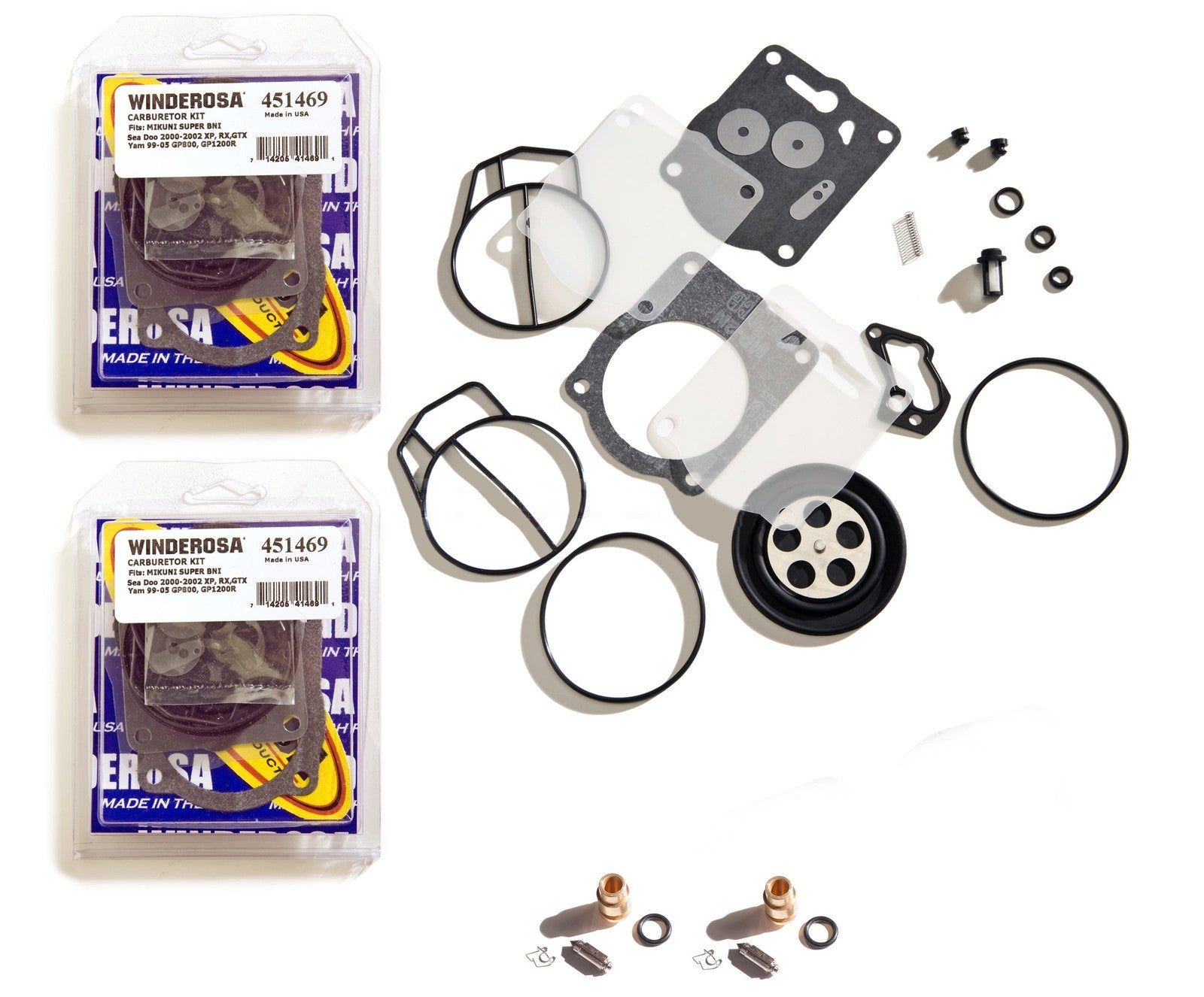 Yamaha Piston Kit 1.00mm Oversize for Marine Engines by Yamaha