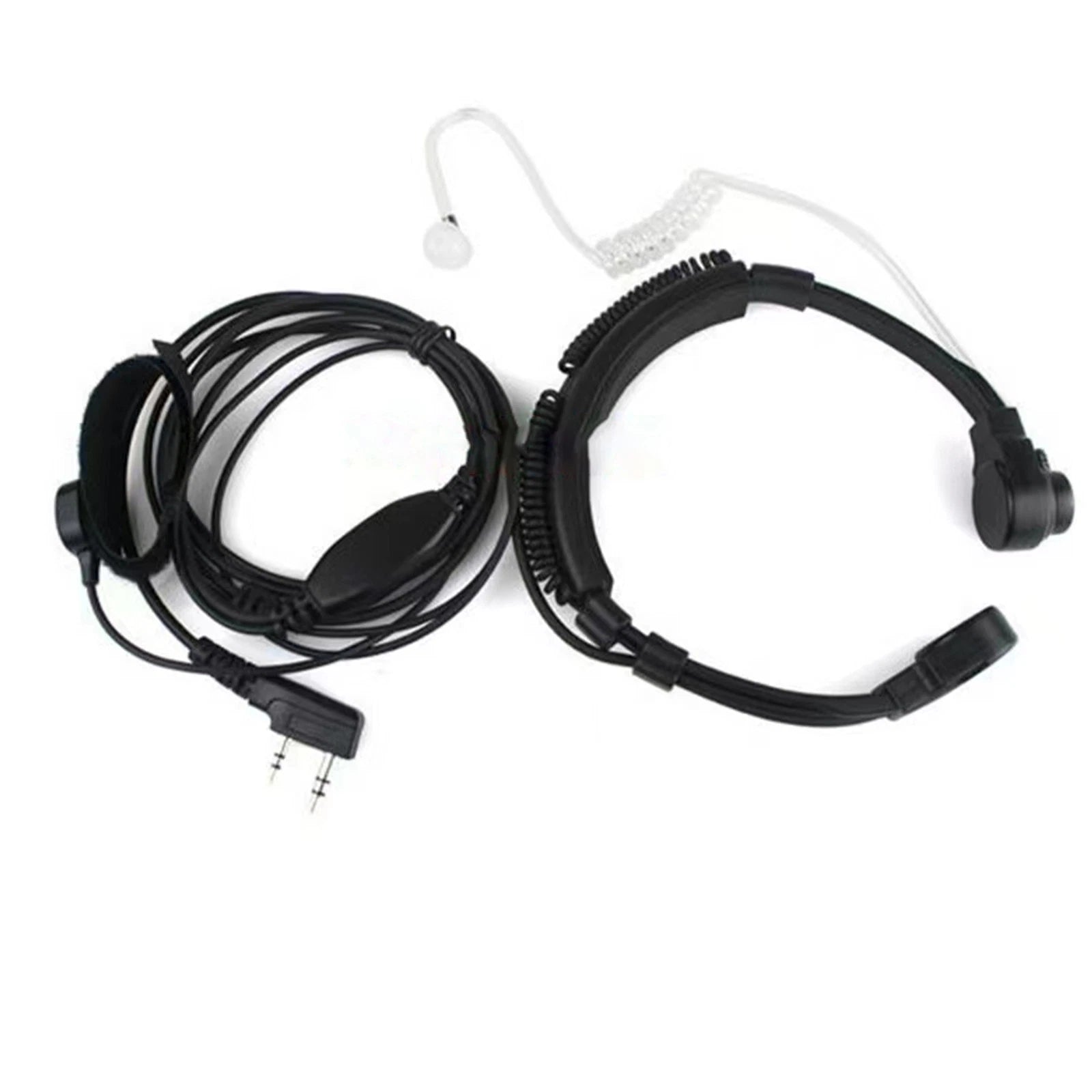 Adjustable Throat Mic Earpiece Headset For Baofeng Uv5r 888s Uv82