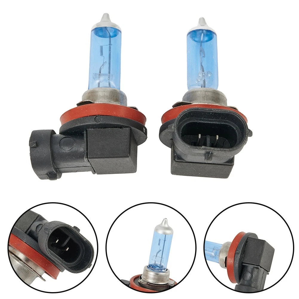 2* H11 6000k Xenon Gas Halogen Headlight Bright | Hook & Hull Co