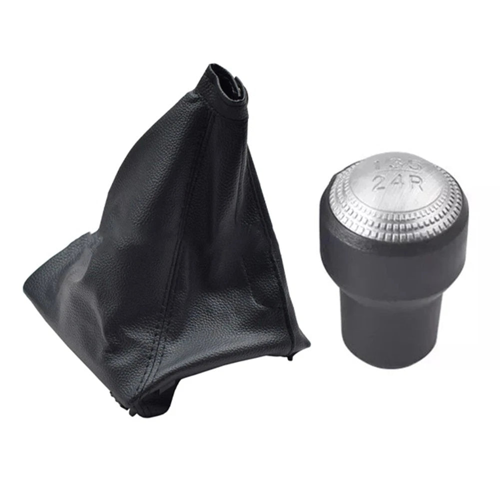 Manual Shifter Knob And Gaiter Compatible With For Hyundai For Getz