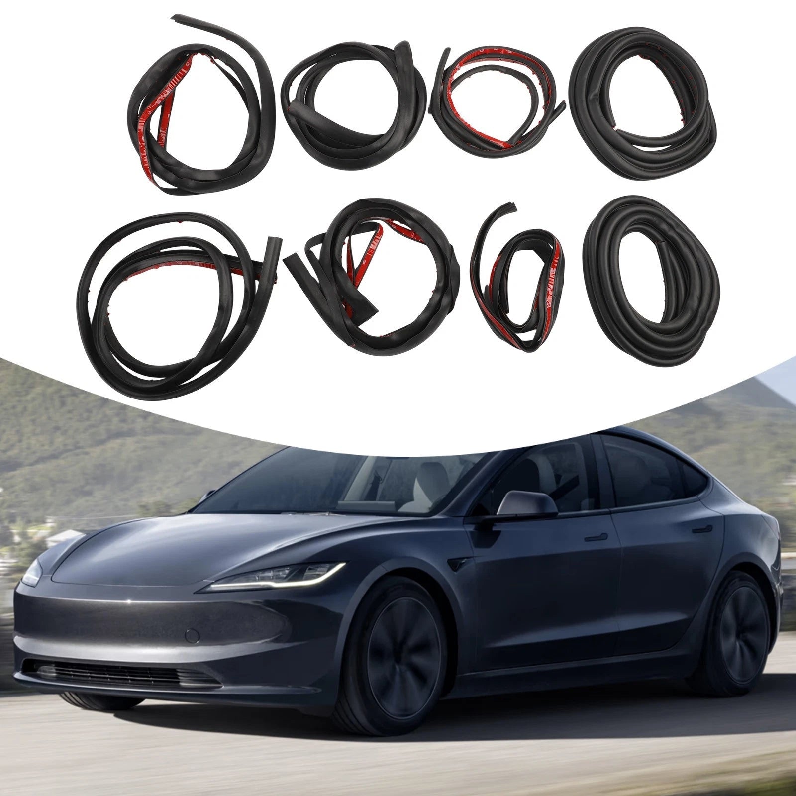 Sealing Strip Dust Protection Effortless Upgrade Enhanced Driving