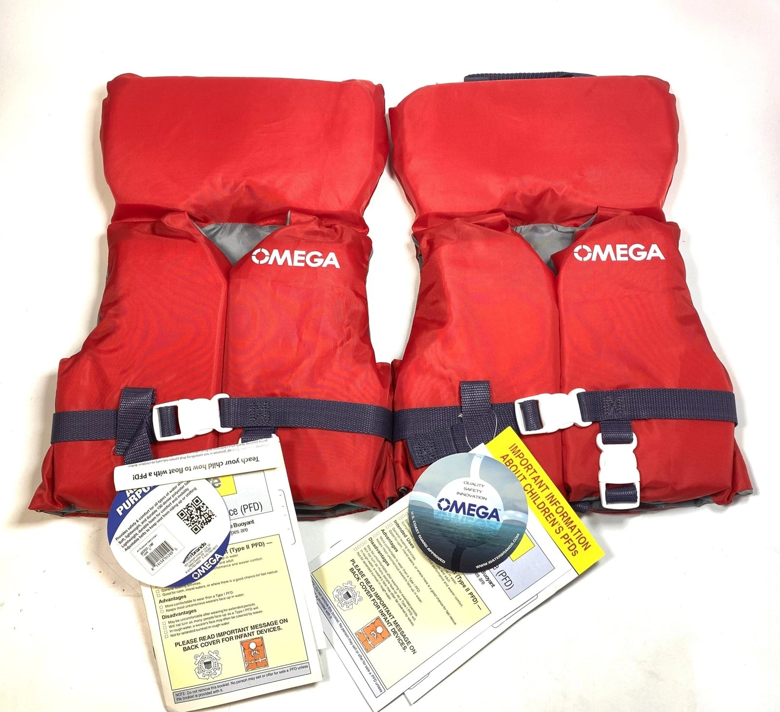 '-New- Waterbrands 40202, Omega Infant Type Ii Ski | Hook & Hull Co