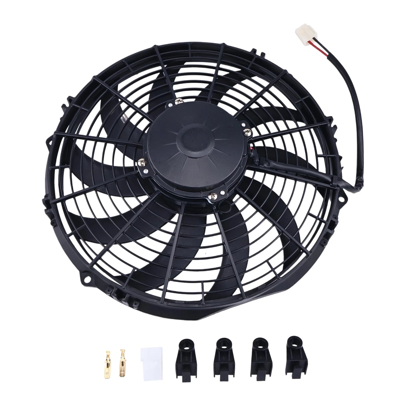 Fan Curved 305mm Diameter 10 Blades 24V | Hook & Hull Co