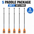 5 Pack Body Glove Adjustable Lightweight Paddles by Body Glove