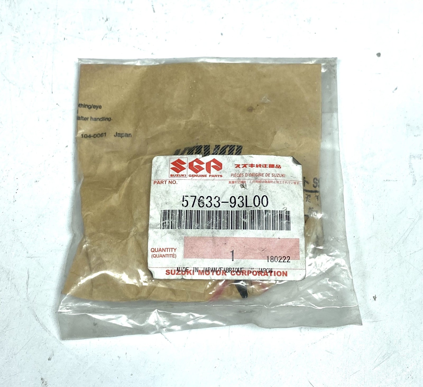 Suzuki 57633-93l00, Watergrip Propeller Nut Spacer -New- Oem