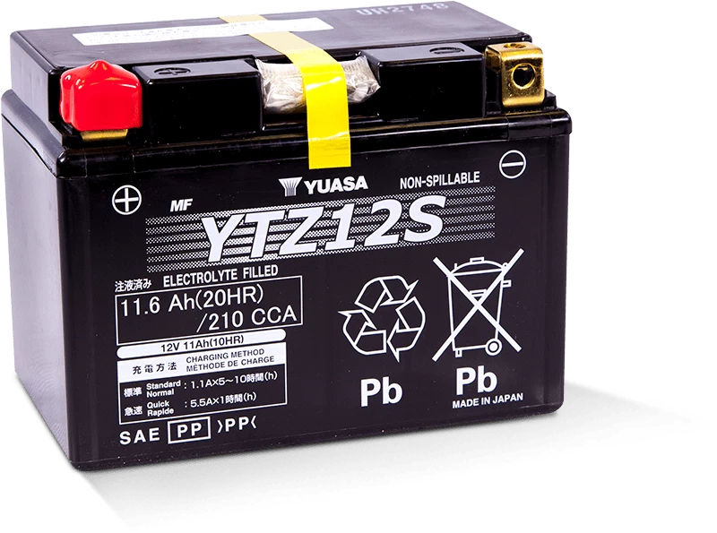 Yuasa Ytz12s Maintenance Free Agm 12-volt Battery