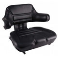 S830804 Wrap-around Seat, Black Vinyl Fits Massey Ferguson