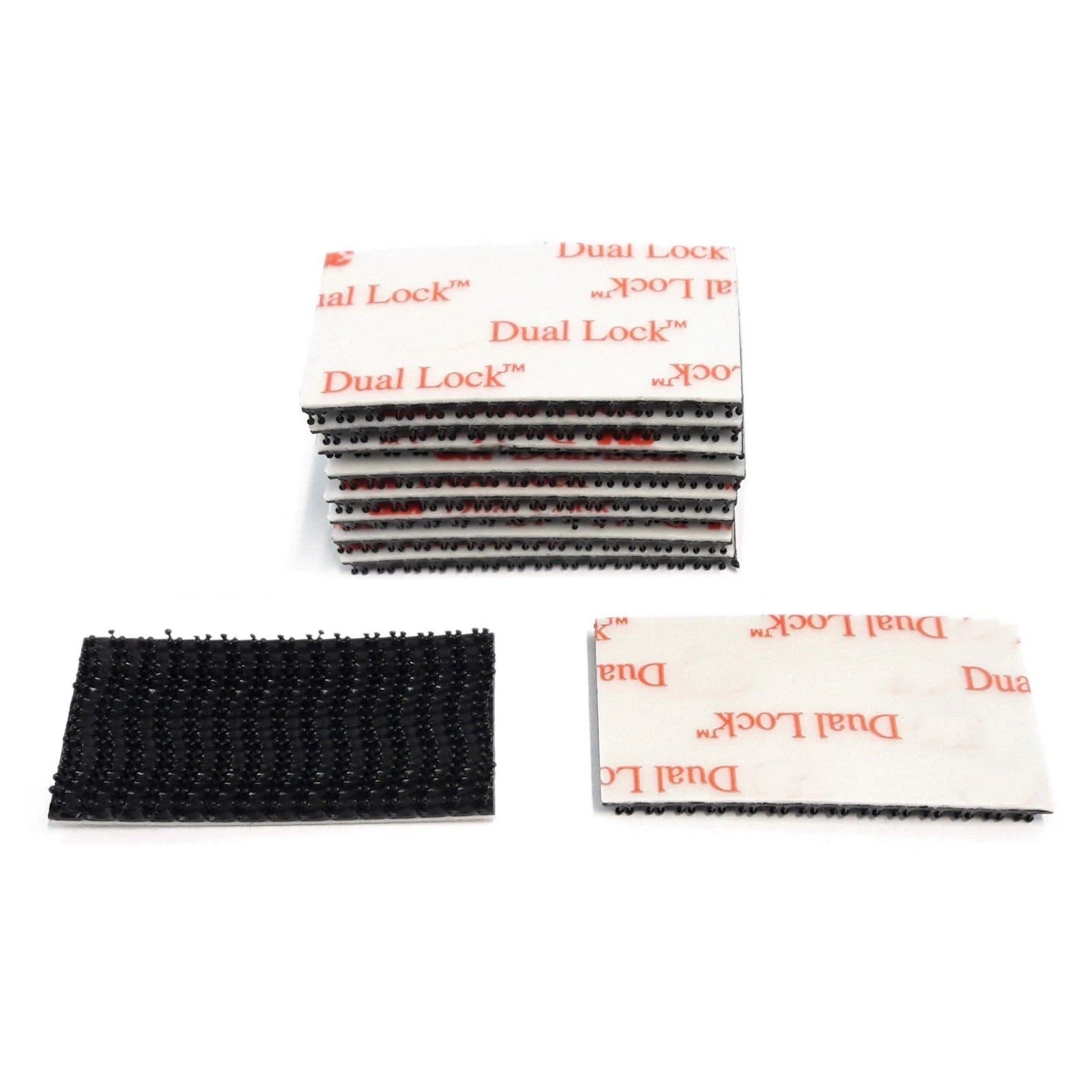 3m 1"x 2" Dual Lock Tape Sj3550 Black Reclosable Fastener Uv