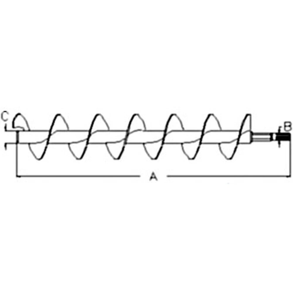 Amah169061 Horizontal Unloading Auger, In Elbow
