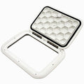 Deck Hatch 15 x 11 Inch Polar White by Jim Black Marine