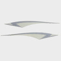 WellCraft Boat Leaning Post Brackets 072-3852-01 SS Set of 2 by WellCraft