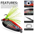 Spoon Fishing Lure Realistic Action For Bass