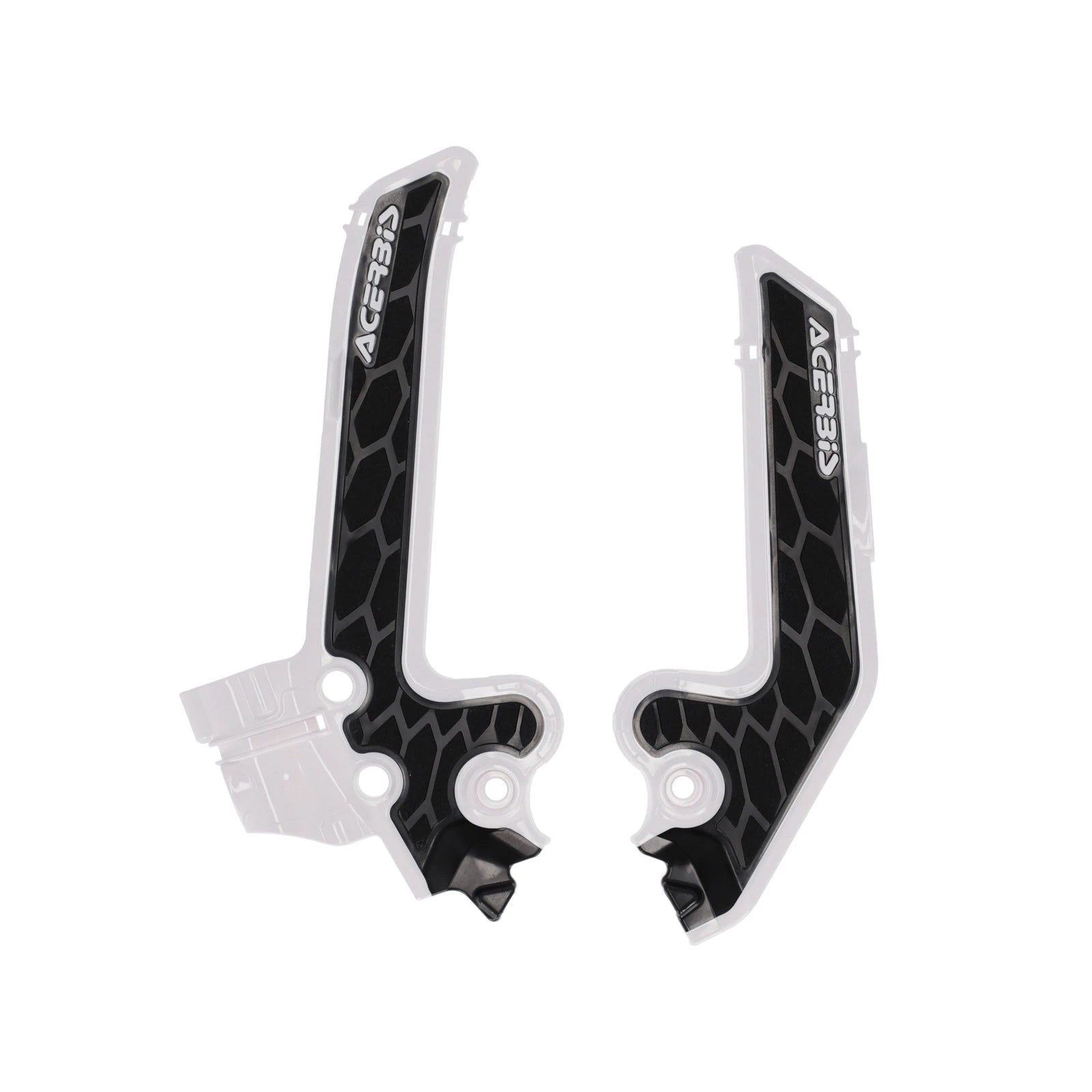 Acerbis Frame Guards Hus White/black Offroad Motorcycle Protection
