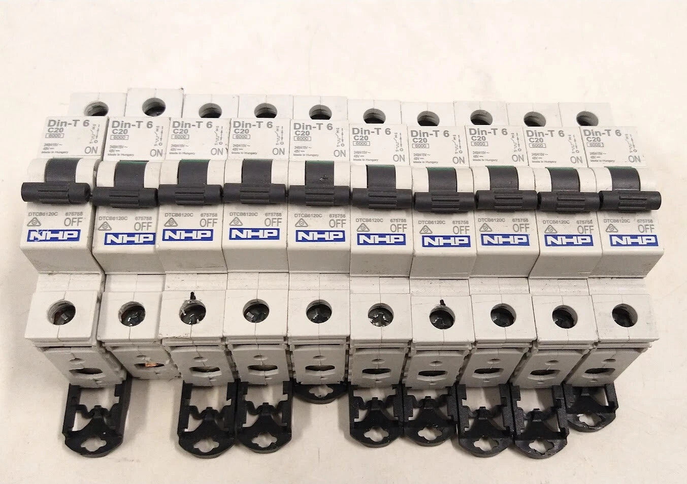 Nhp Din-t 6 C20 6000 48V Breaker Switch ( 10 Pack ) | Hook & Hull Co