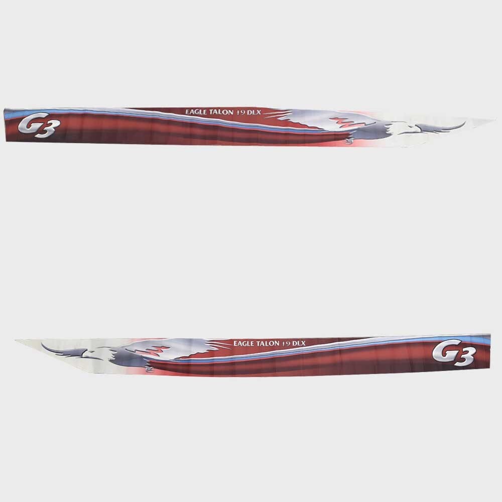 G3 Boat Decals Eagle Talon 19 DLX Red by G3