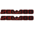 Sea Doo Boat Logo Decal Red Black Stickers by Sea Doo