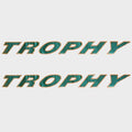 Bayliner Boat Brand Decals Gold Green by Bayliner