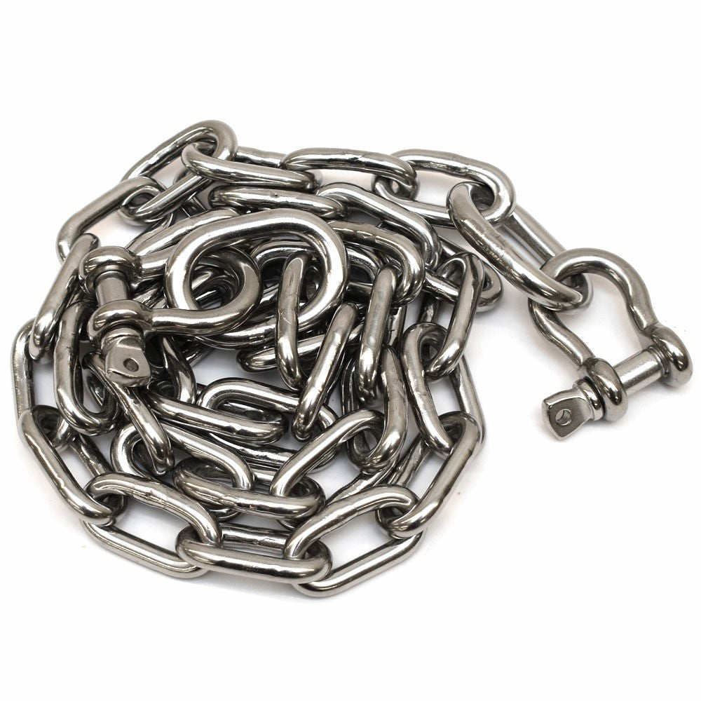 Anchor Chain Stainless 1/4 x 4 by Extreme Max