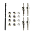 1set Front & Rear Shock Mount Fixing Screw Kit For Arrma 1/8 Kraton