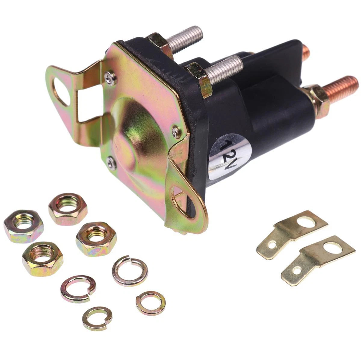 12V 80a 4 Pole Starter Solenoid 146154 For Generac 086729 Toro