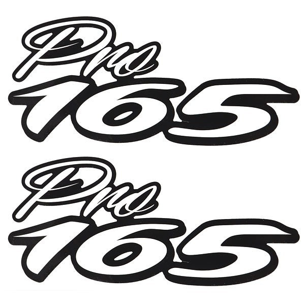 Tracker Boat Decals Pro 165 White by Tracker