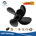 10.3 X 13 4 Blades Boat Propeller For Mercury 25-70hp, 13 Tooth