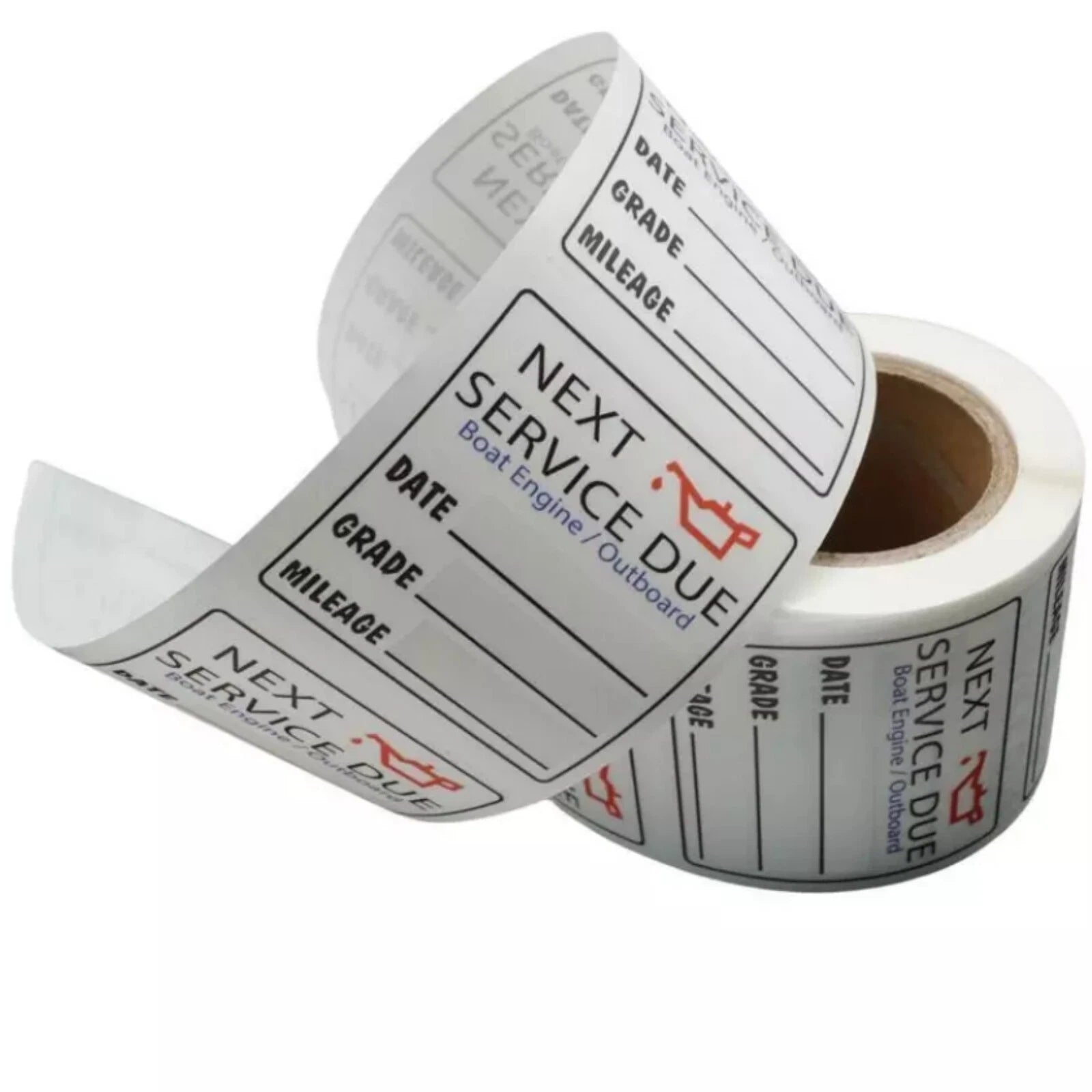 Oil Change Service Reminder Stickers 2x2 Next Service Due Reminder