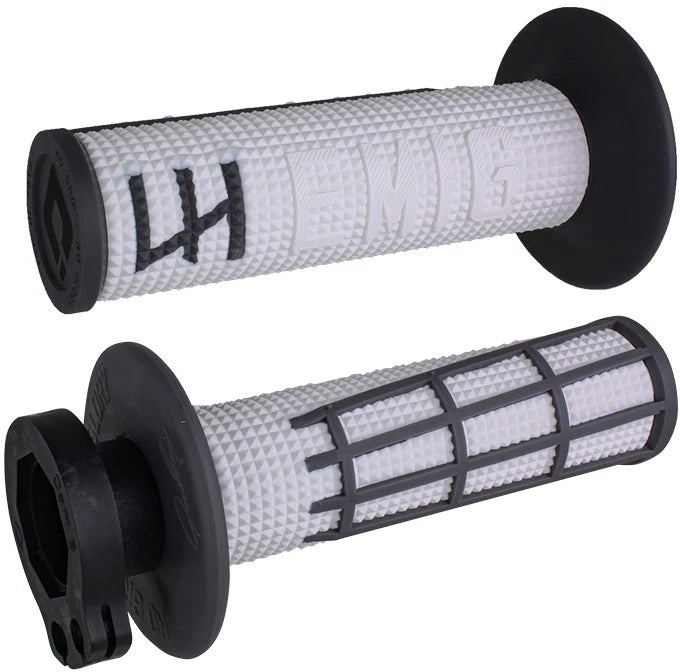 Odi Emig 2.0 V2 Lock-on Grip White/graphite For Offroad Motorcycles