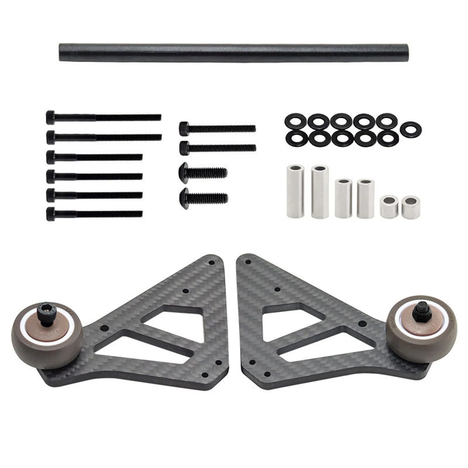 Carbon Fiber Wheelie Bar For Arrma 1/7 Mojave V2 Exb Rc Car Upgrade