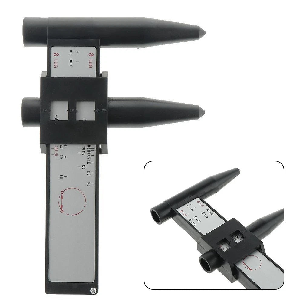 Wheel Pattern Car Tool Studs On A Vehicle Wheel Rim Bolt Measure A