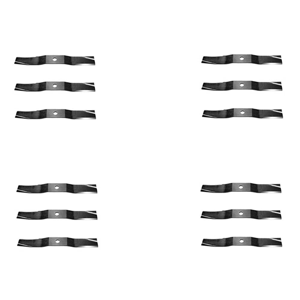 Twelve (12) Med. Lift Mower Blades Fits Kubota Mower Decks Rck54-22bx