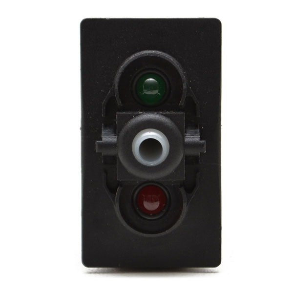 Carling On/Off Boat Blank Rocker Switch 6 Spade 12V Red/Green by Carling